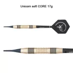 Sada soft šípok Unicorn CORE 17g, brass