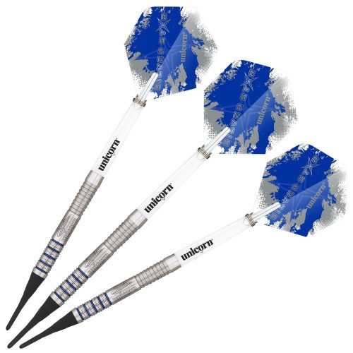 Šípky soft Unicorn SILVERSTAR Gary Anderson 17g, 80% wolfram