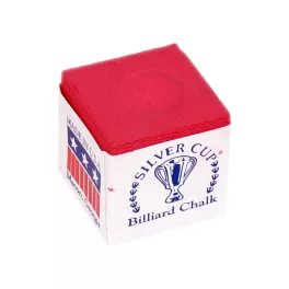 Biliardová krieda Silver Cup 1 ks, červená