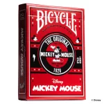 Hracie karty Bicycle Disney Classic Mickey Mouse, červené