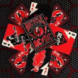 Pokrové hracie karty AC/DC, papierové potiahnuté plastom