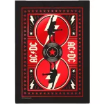 Pokrové hracie karty AC/DC, papierové potiahnuté plastom
