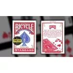 Kúzelnícke karty Bicycle Blank Face, červené