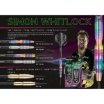 Šípky Winmau steel SIMON WHITLOCK 22g, 90% wolfram