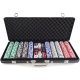 Poker sada CARTAMUNDI Grimaud 500ks, čierny kufrík