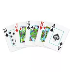 Karty na poker 100% plast COPAG 1546 Jumbo index modro-červený duo pack