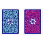 Pokerové karty COPAG 1546 Neoteric, Jumbo index, 100% plast, zeleno-červený dvojitý balíček