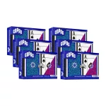 Pokerové karty COPAG 1546 Neoteric, Jumbo index, 100% plast, zeleno-červený dvojitý balíček