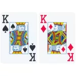 Karty na poker 100% plast, WSOP, Jumbo index, červeno-čierny duo pack