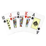Hracie karty Copag Texas Hold'em poker čierne GOLD Range 100% plast s Dealer žetónom