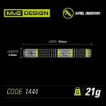 Šípky Winmau steel MvG Aspire 21g, 80% wolfram