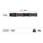 Šípky Winmau steel Mervyn King 22g, special edition, 90% wolfram