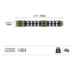 Šípky Winmau steel Michael van Gerwen Assault 26g, 90% wolfram