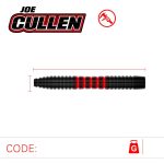 Sada steel šípok Winmau Joe Cullen Pro-Series 25g, 85% wolfram