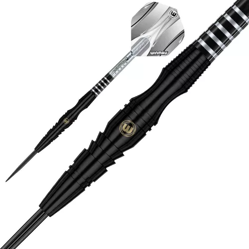 Sada steel šípok Winmau Sniper Black 22g, 90% wolfram