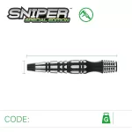 Sada steel šípok Winmau Sniper Special Edition 23g, 90% wolfram