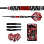 Sada steel šípok Winmau Joe Cullen Rockstar RS 1.0, 24g, 90% wolfram