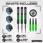 Šípky steel Winmau Mike Maloney Signature Series 1, 22g – 90% wolfram