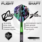 Šípky steel Winmau Mike Maloney Signature Series 1, 22g – 90% wolfram