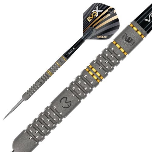 Šípky steel Winmau MvG Evo-X 21g, 90% wolfram