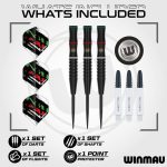 Šípky steel Winmau Peter Wachiuri 22g, 90% wolfram