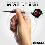 Šípky steel Winmau Peter Wachiuri 22g, 90% wolfram