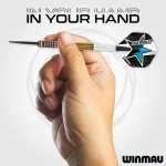 Šípky steel Winmau Ryan Branley 23g, 90% wolfram