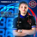 Šípky steel Winmau Rebecca Allen 24g 90% wolfram edícia Team 360