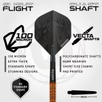 Šípky steel Winmau Ben Townley 23g 90% wolfram edícia Team 360