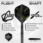 Šípky steel Winmau MvG Signature Edition 23g, 90% wolfram