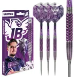Šípky steel Winmau John Brown 22g 90% wolfram