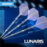 Šípky steel Winmau Lunaris Parallel 23g SP 90% wolfram