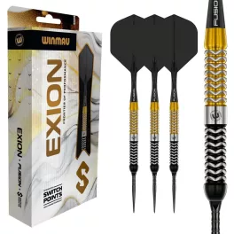 Šípky steel Winmau Exion Parallel 23g SP 90% wolfram