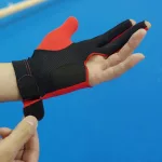 Biliardová rukavica GUANTO KAMUI ROSSO SX veľkosť M