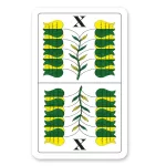 Sedmové karty Modiano, 33 kariet s plastovým poťahom