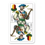 Sedmové karty Modiano, 33 kariet s plastovým poťahom