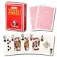 Pokrové karty Modiano TEXAS PK JUMBO 100% plastové, červené