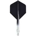 Unicorn Forge Two-tone čierno-priehľadné integrované Plus letky a stredné násadky