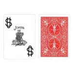 Karty Bicycle PRESTIGE 100% plastové, červené