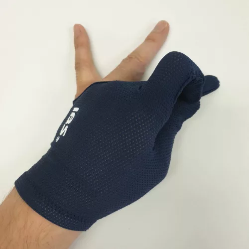 Biliardová rukavica IBS Mesh tmavo modrá, univerzálna veľkosť