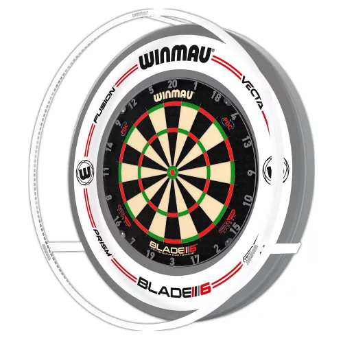 Osvetlenie sisalového terča Winmau Plasma Ice 360, biele