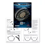 Osvetlenie sisalového terča Winmau Plasma Ice 360, biele