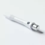 Násadky na šípky Harrows Keramic, stredné, biele, hliník s keramickým poťahom