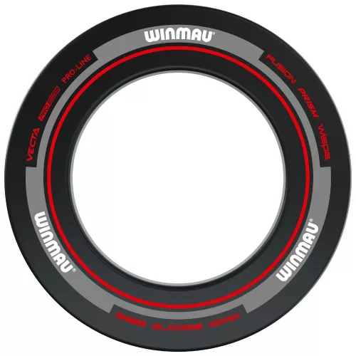 Ochrana k sialovým terčom Winmau Advance, čierno-červená