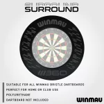 Ochrana steny Winmau Blade 360 čierna na sisalové terče