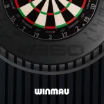 Ochrana steny Winmau Blade 360 čierna na sisalové terče