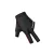Biliardová rukavica Cuetec Axis black-red, veľkosť M