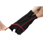 Biliardová rukavica Cuetec Axis black-red, veľkosť M