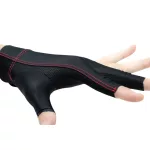 Biliardová rukavica Cuetec Axis black-red, veľkosť L