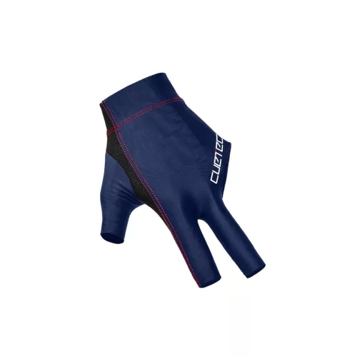 Biliardová rukavica Dynamic Cuetec Axis Navy-red, veľkosť M